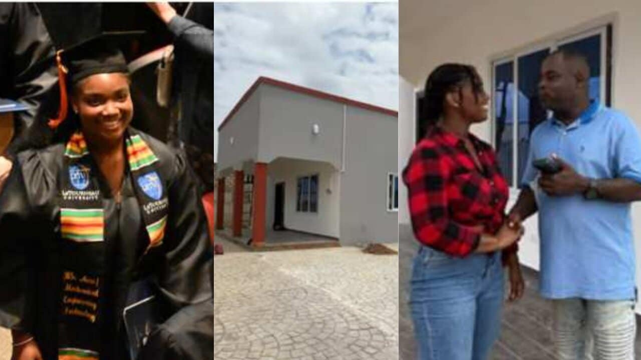 GH parents gift their daughter a 3-bedroom house after bagging her first degree