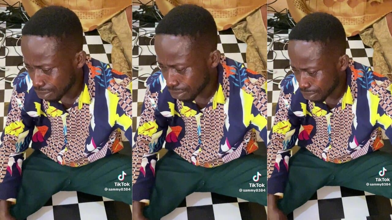 Man cries like a baby as lady he sponsored for 3 years dumps him because of her pastor - GhPage Man cries like a baby as lady he sponsored for 3 years dumps him because of her pastor