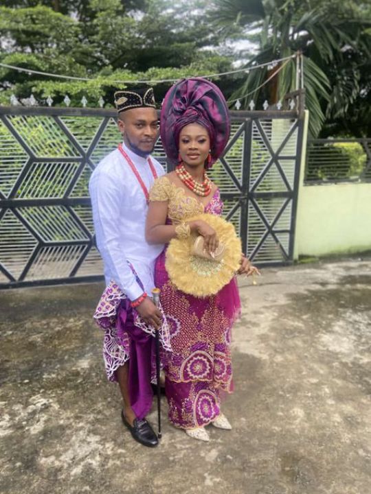 After 16 years of dating, Man finally marries his longtime girlfriend - Photos