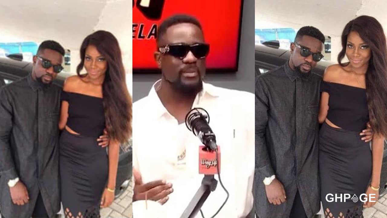 Grid of Sarkodie-at an interview and-Yvonne-Nelson-FI