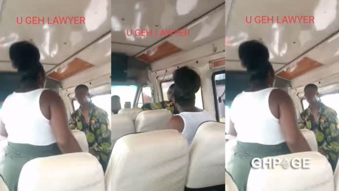 passenger fights with trotro mate over 50p change