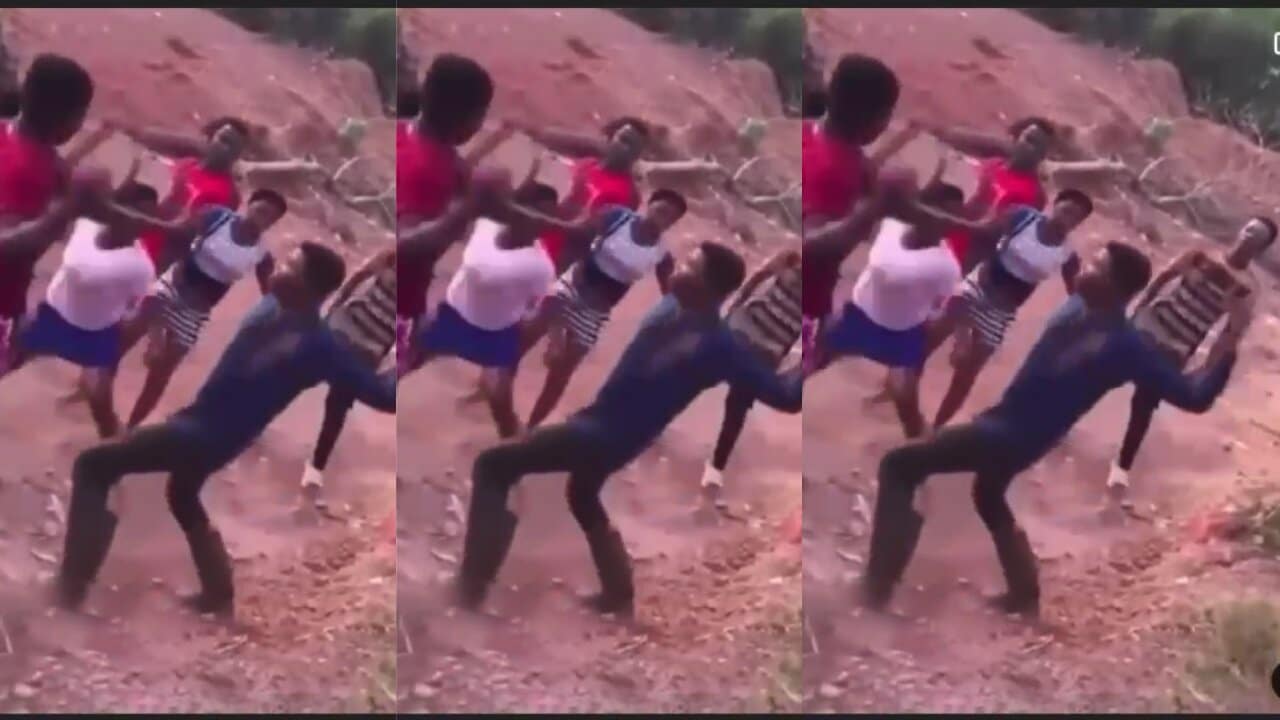 4 ladies gang up to beat guy after realising he was dating them together