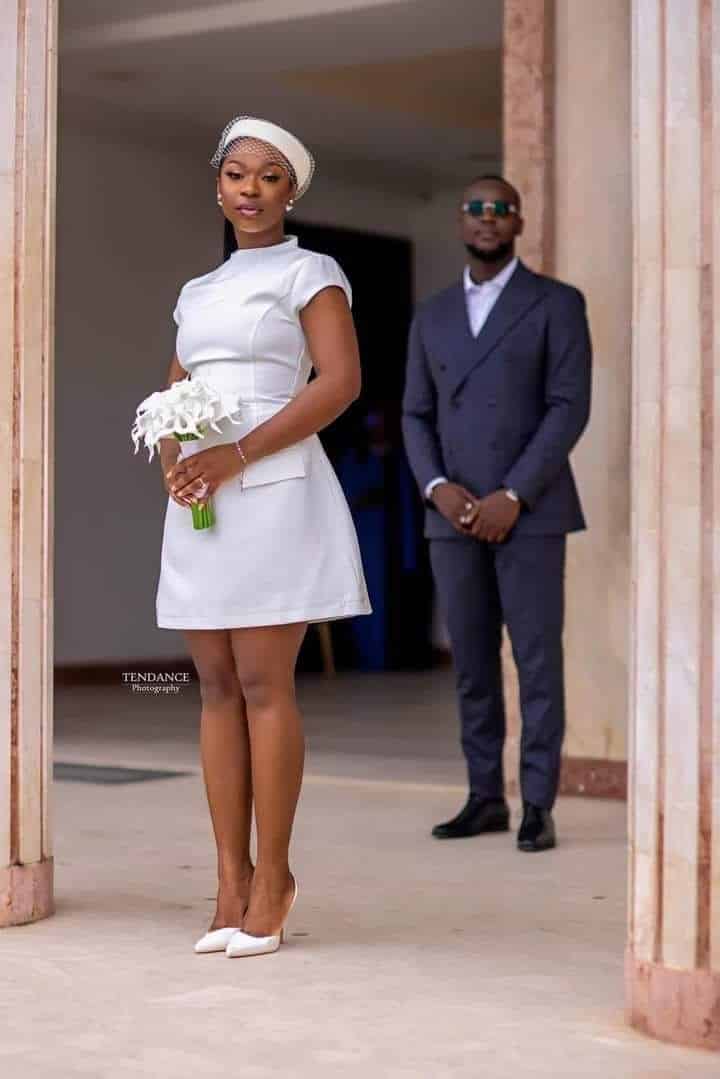 Cute GH young couple go viral as they spend less than GHc 500 on their wedding (Pictures)