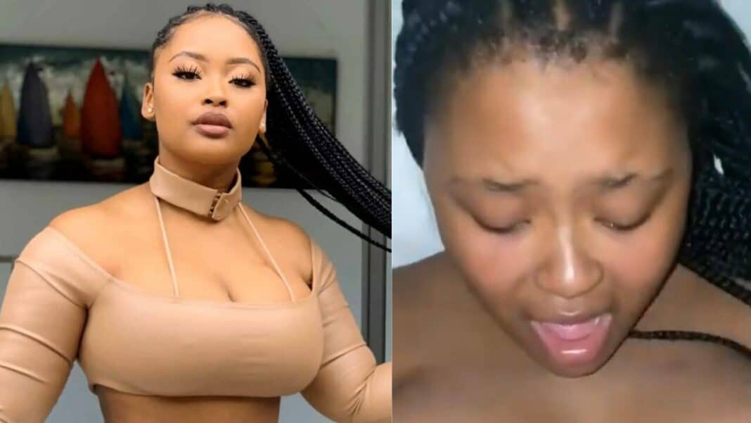 South African socialite Cyan Boujee reportedly starts peeing on herself