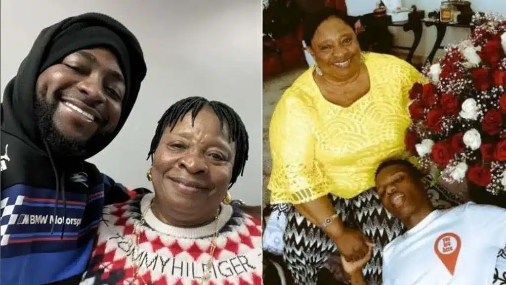 Davido mourns the death of Wizkid’s mother (PHOTO)