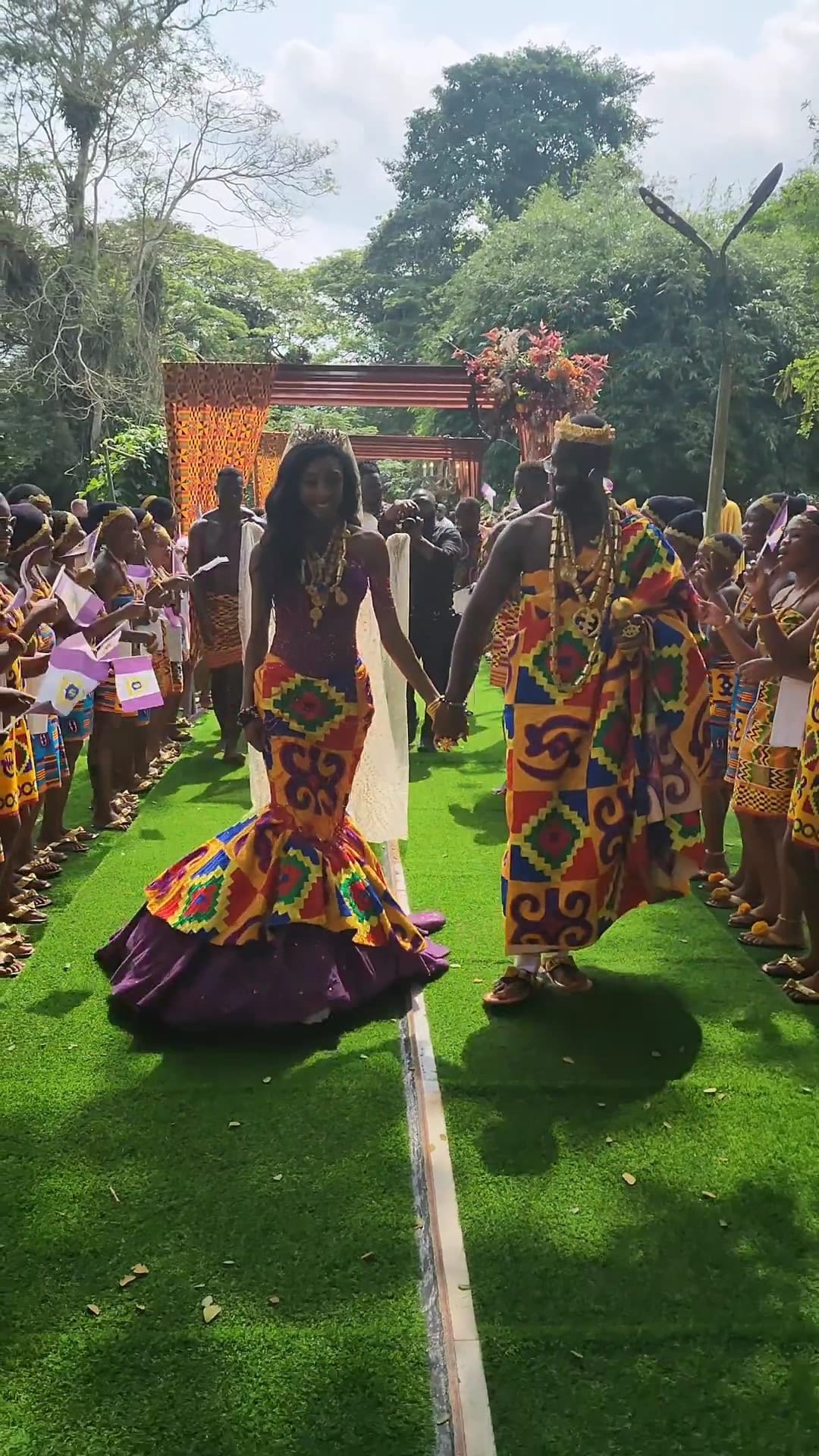 Exclusive videos from the most 'expensive wedding' in Ghana lands