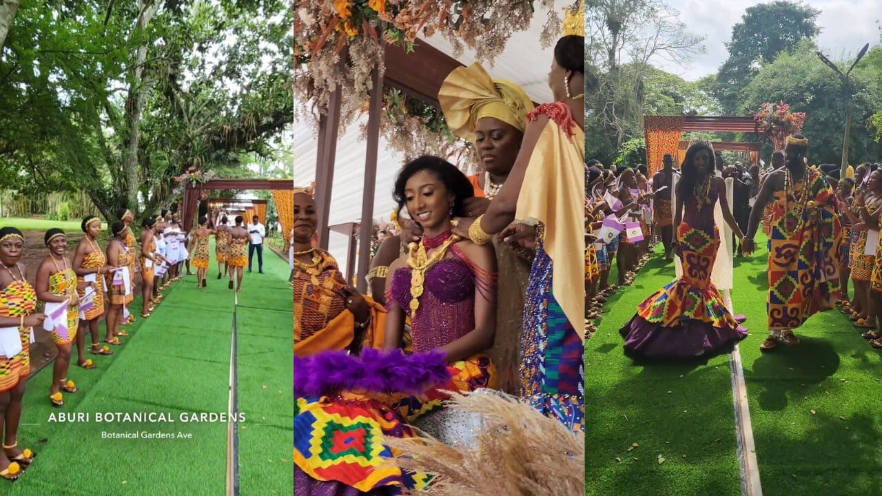 Exclusive videos from the most 'expensive wedding' in Ghana lands online