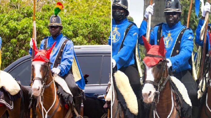 Ghana-Police-Horse-posthumously promoted to Sergeant