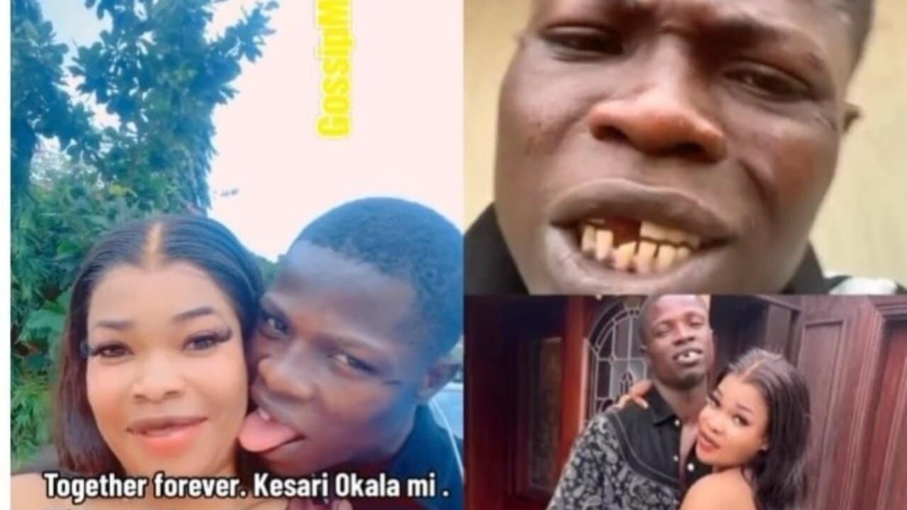 It's because of his money - Reactions as man flaunts his extremely beautiful lover online