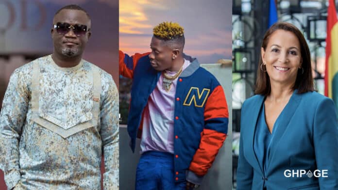 Grid image of Ola-Michael--Shatta-wale-and-Anne-Sophie