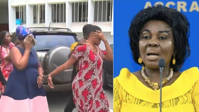 Real faces of the housemaids who stole Cecilia Dapaah's 1 million USD, 300k euros and millions of cedis
