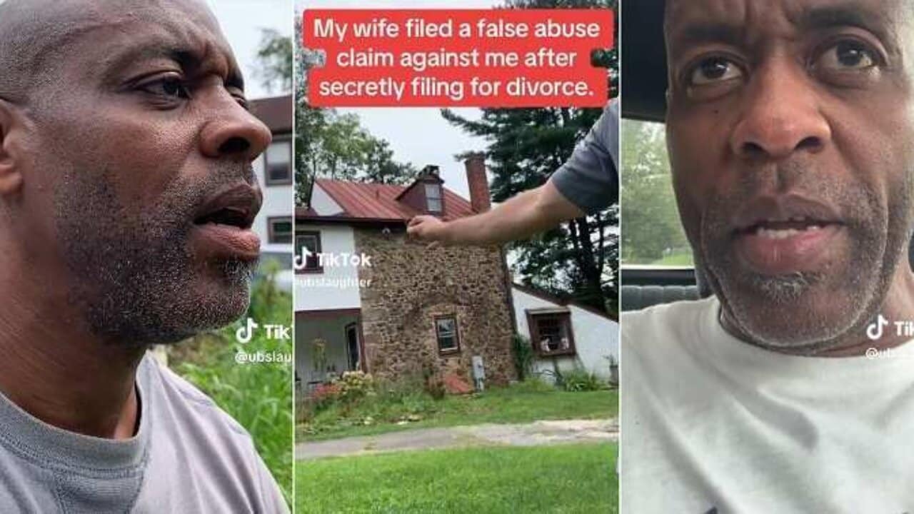 Sad video Man gets evicted from his own house as his wife secretly filed for divorce
