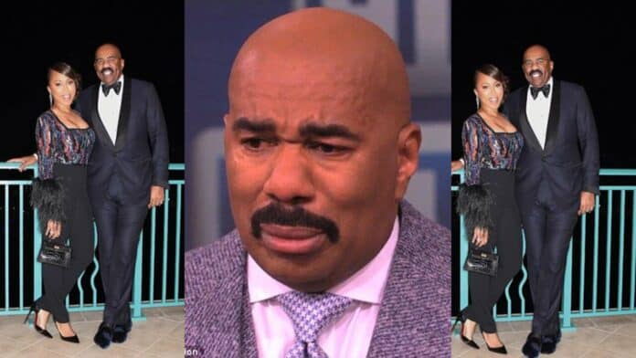 Steve Harvey reacts to wife cheating on him
