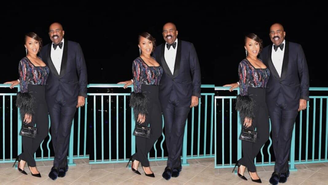 Steve harvey s wife demands half of the comedian s net worth after