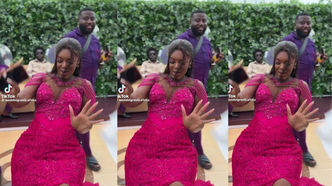 Trending video of the most beautiful bridesmaid in Ghana