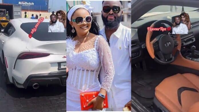 Video of the 8 billion car Mcbrown's husband gifted her on her birthday which critics say he can't buy