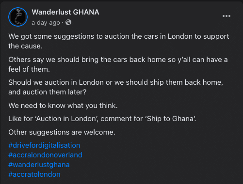 The Wanderlust team finds themselves in a dilemma regarding what to do with their cars