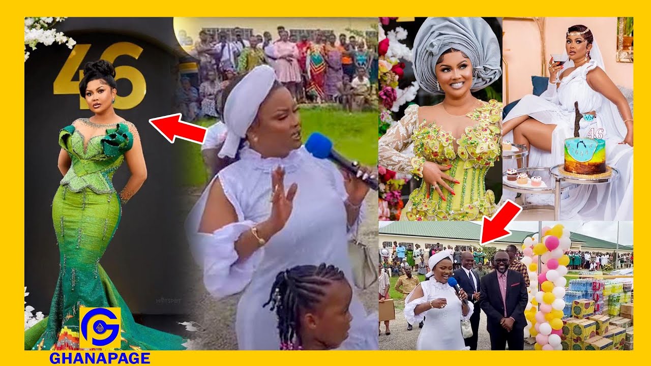 Nana Ama McBrown Sets Record As She Slays In Eight Dresses To Celebrate Her 46th Birthday