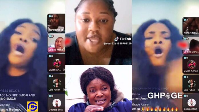 ohemaa mercy clashes with witch on TikTok