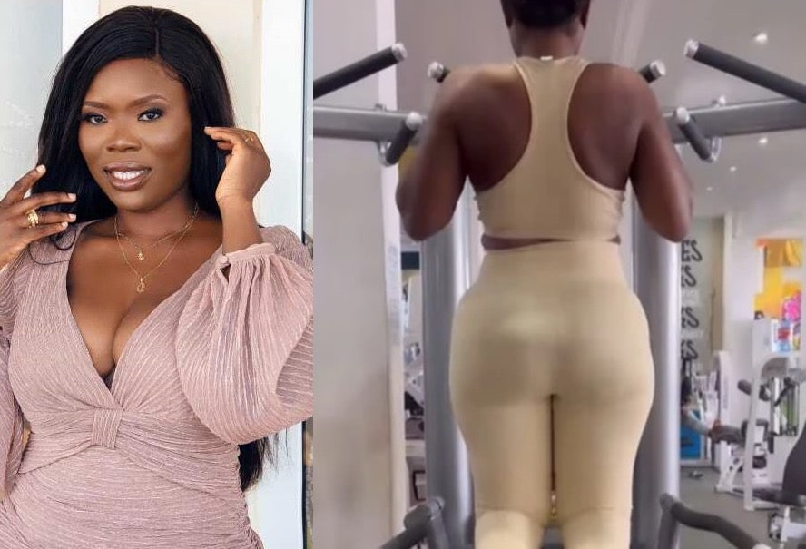 Delay stirs up social media with her gym session video