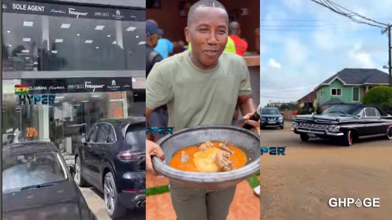 East Legon Executive Club Storm 'Chop Bar' in Accra in their Luxury