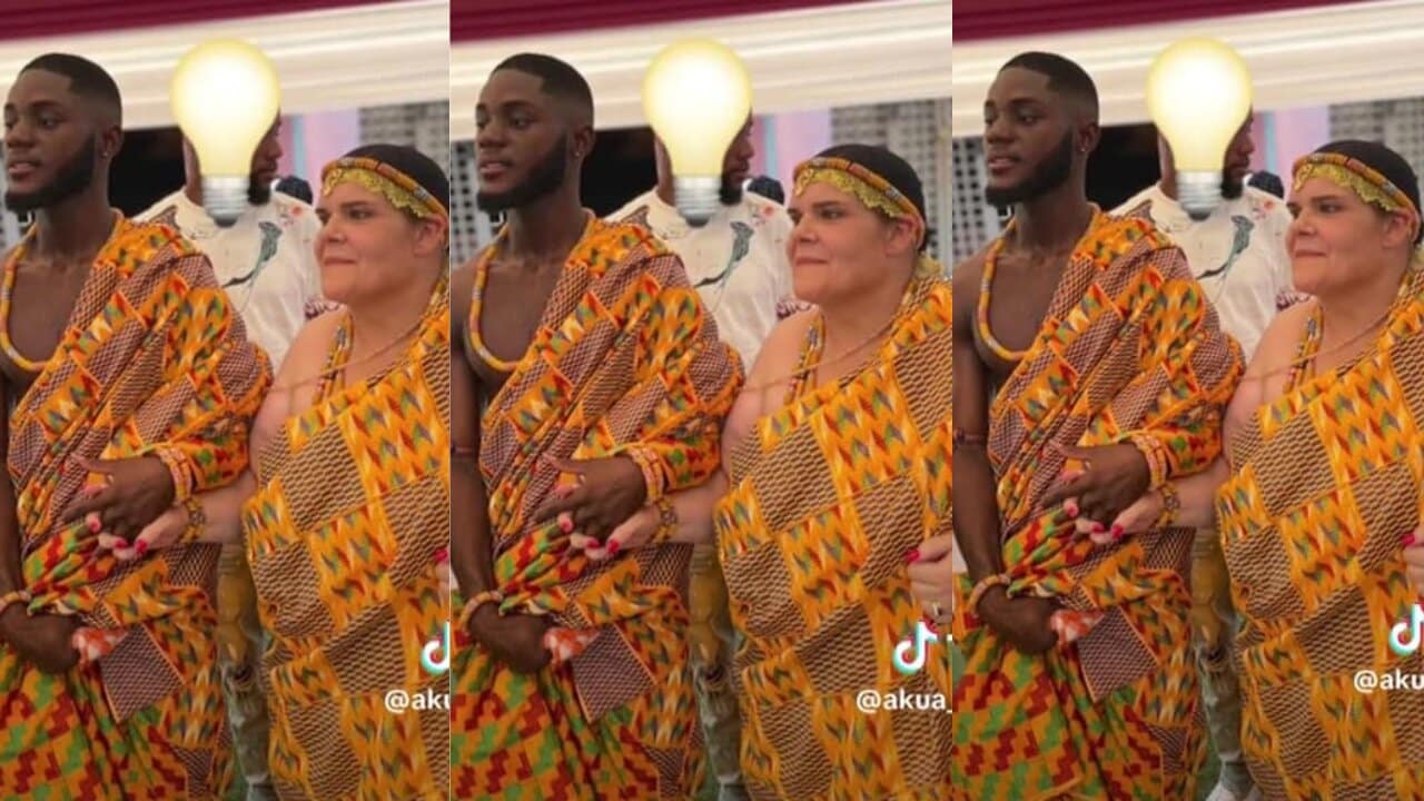 21-year-old GH guy married a 63-year-old white woman in a very expensive wedding ceremony
