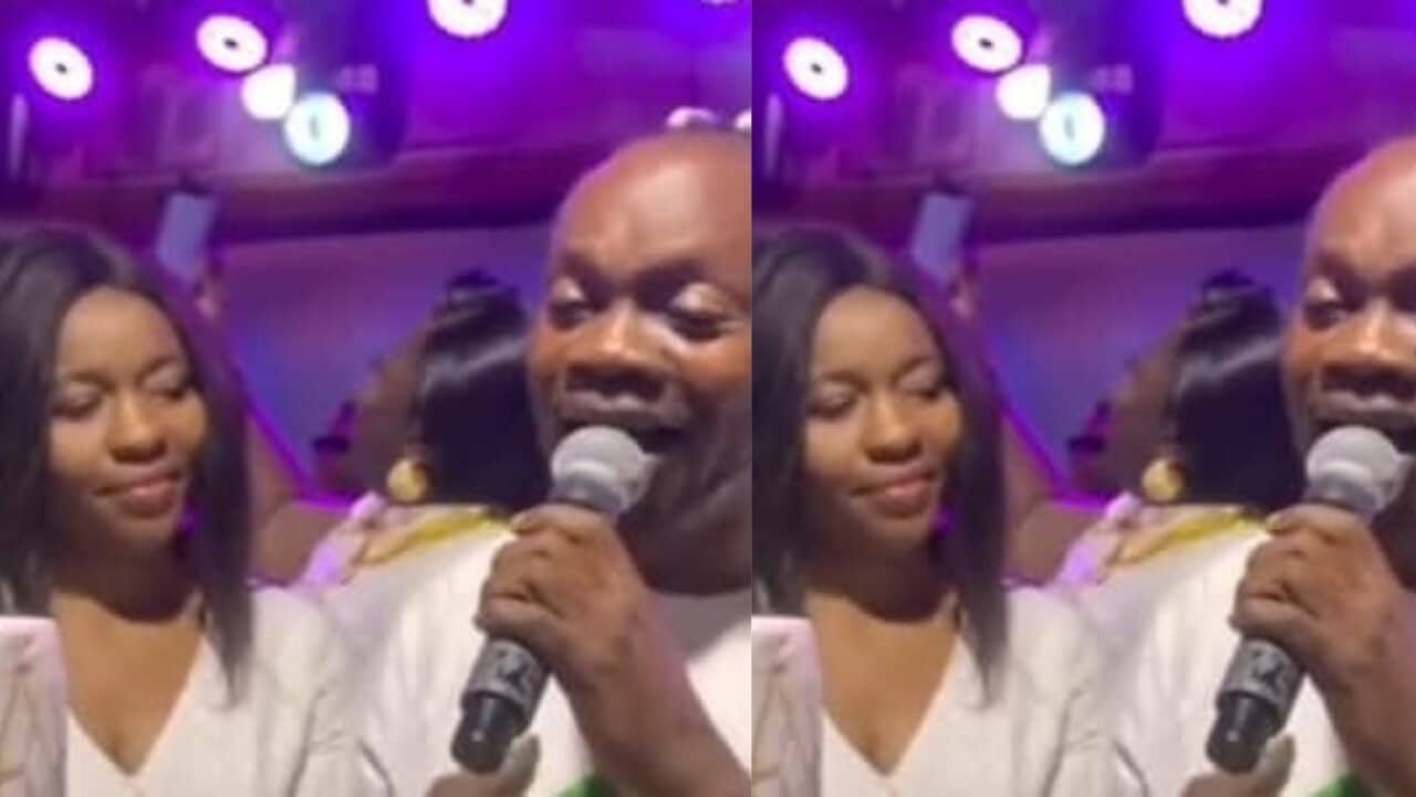 Daddy Lumba flaunts and idolizes his beautiful young wife Odo Broni in a new lovely video - GhPage Daddy Lumba flaunts and idolizes his beautiful young wife Odo Broni in a new lovely video