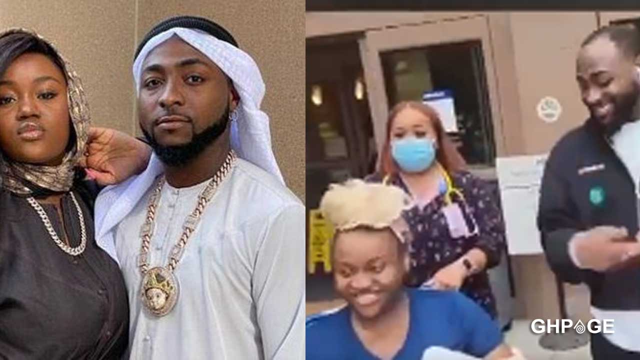 Heartwarming video of Davido and Chioma together with their newborn twins trends
