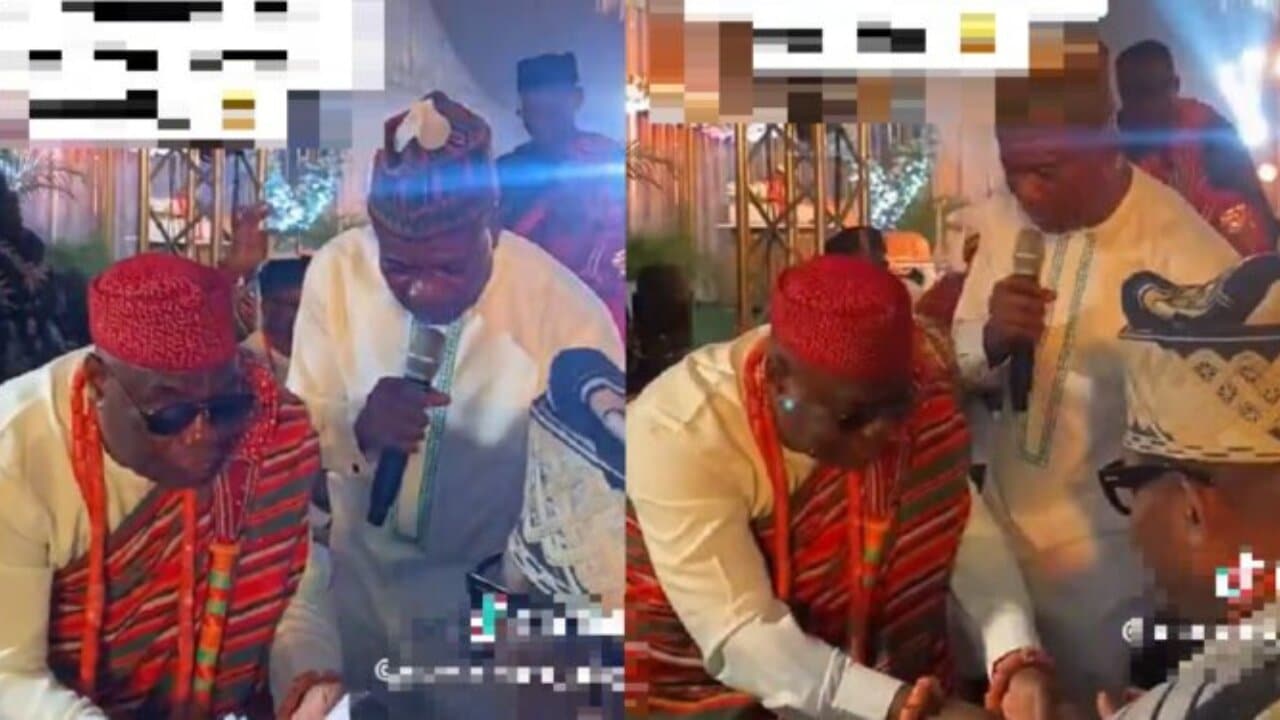 “Father of the year” – Reactions as bride’s father returns bride price to groom with warning (Video)