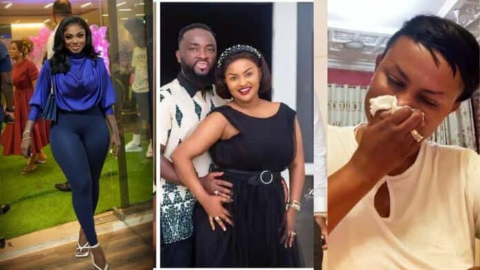 Mcbrown emotionally reacts as reports suggest that Maame Serwaa has snatched her husband