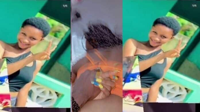 Photos of the lady in leaked Obuasi atopa video