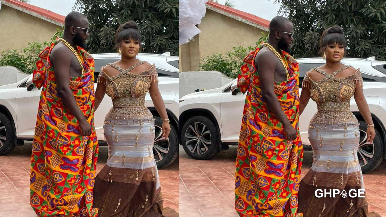 Sandra Ababio marries Kumawood filmmaker, Kwame Baffour in a beautiful wedding ceremony