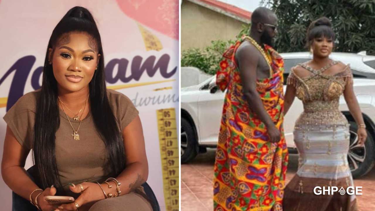 Sandra Ababio speaks after photos from her wedding with Kumawood filmmaker Kwame Baffour surfaced