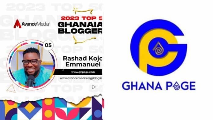 Top 50 Ghana Bloggers GhPage comes 5th for the first time after topping for 4 years