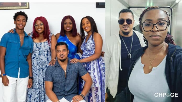 Grid of Van vicker with his family