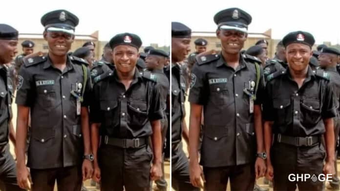 Wanted-man-pose-with-police-chief