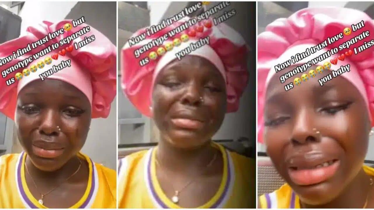 After Finding Her Dream Man Lady Weeps Bitterly As Her Genotype Fails