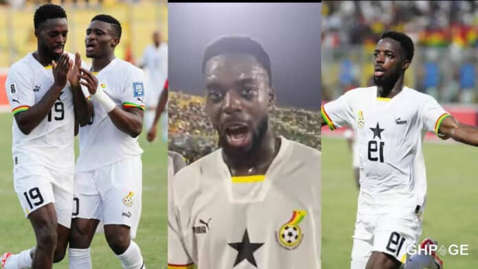 Inaki-Williams jubilates after scoing his first goal for the blackstars