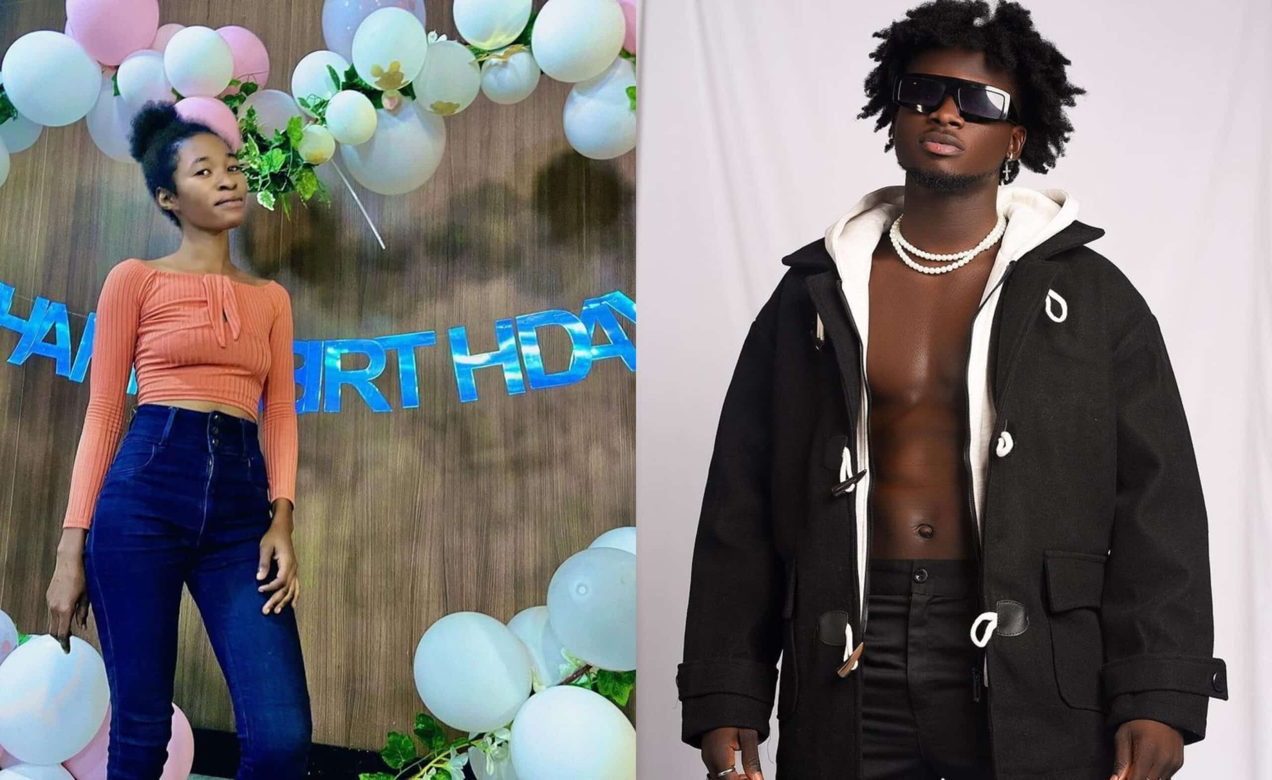 Kuami Eugene reacts after former househelp, Mary accused him of paying her peanuts after sacking her