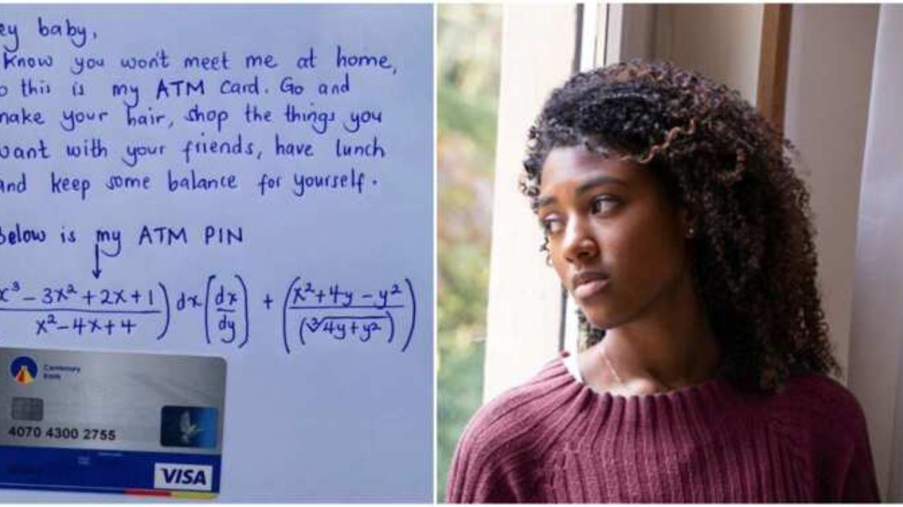 Man gives his girlfriend Maths question to solve to get his ATM pin