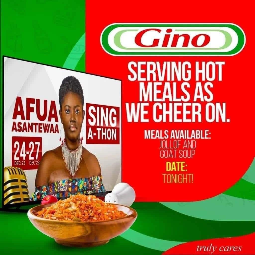 Free Food: Gino announces free Jollof rice to wrap up Afua Asantewaa’s ...