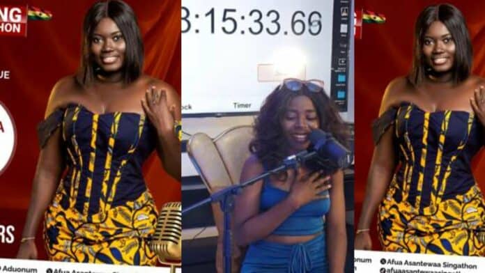Nigerian singer challenging Afua Aduonum curses her; Says she'll never win (Video)