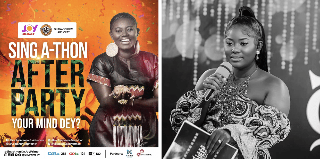 Joy Prime and Ghana Tourism Authority to host after-party for Afua Asantewaa’s Sing-a-thon record attempt