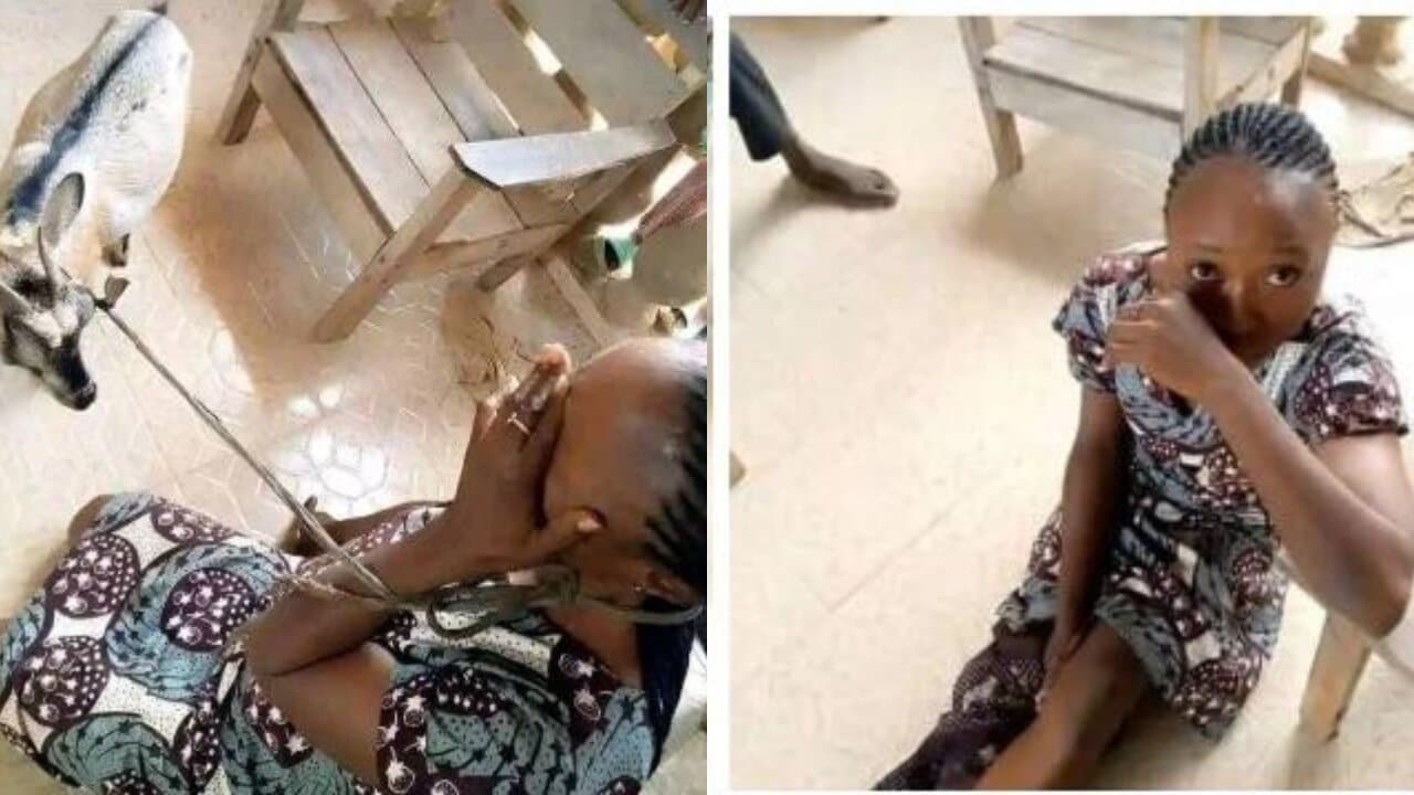 Single mother of two nabbed for stealing a goat - Photos