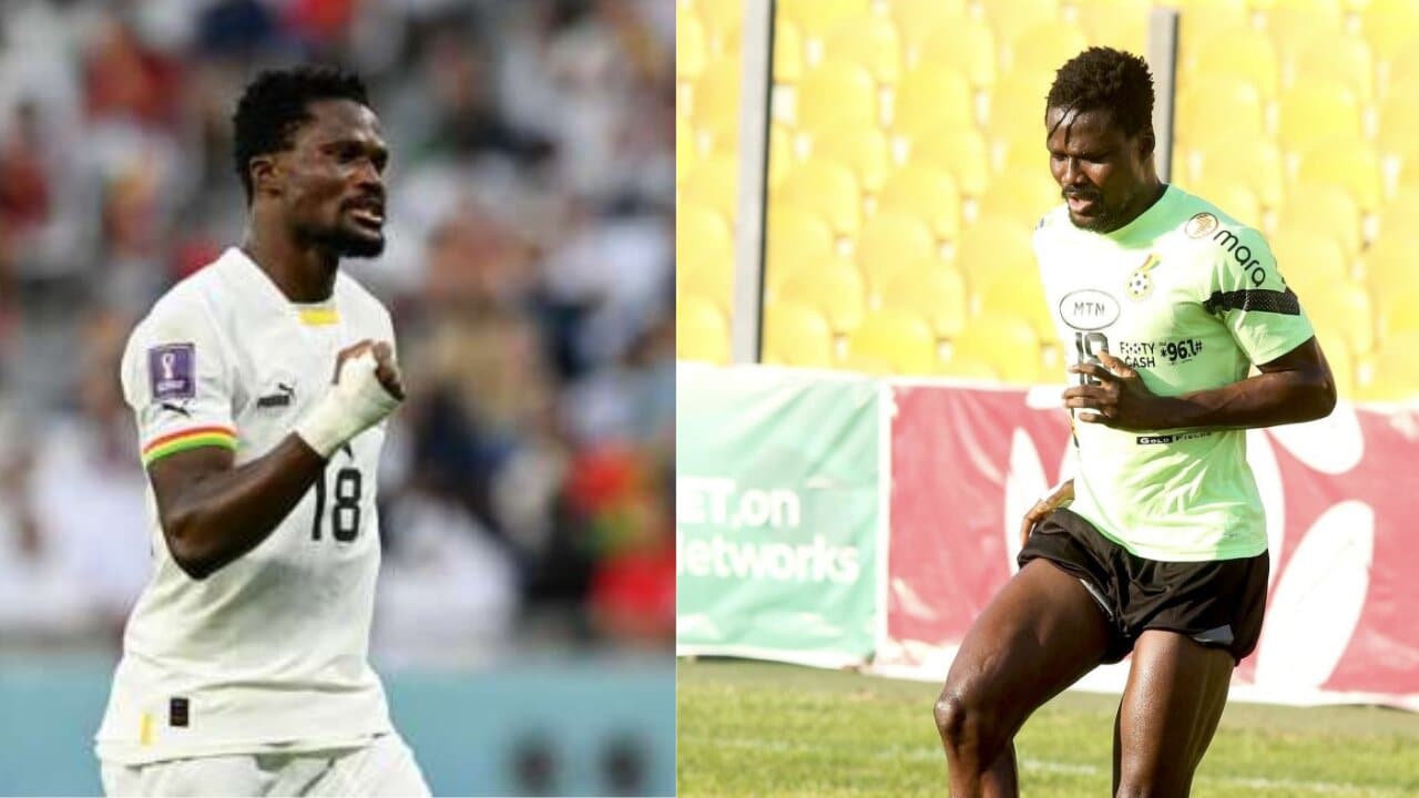 Photos: Daniel Amartey goes totally naket after Ghana drew with ...