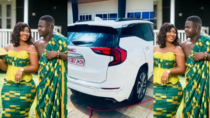 GH husband rewards his wife with a brand new GMC car for staying with him when he had nothing