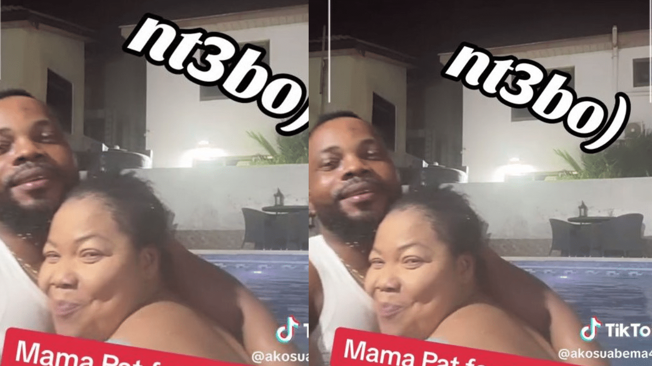 GWR Nana Agradaa and her hubby begins Sekz-A-THon in the pool as they chopp themseleves wotowoto in new video