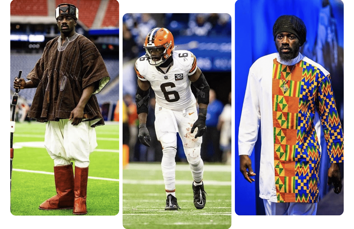 Meet Jeremiah Owusu Koramoah The Ghanaian NFL star who steps out in