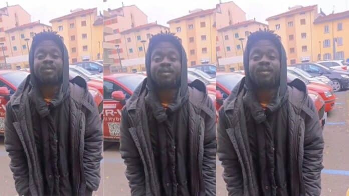 Sad! GH guy who travelled to Italy for greener pasture now mentally unstable and homeless (Video)