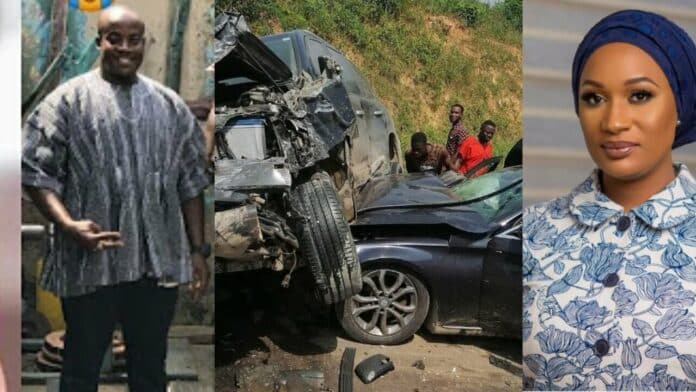 Sad! Photos of Samira Bawumia's bodyguard who died in the gory accident surface online